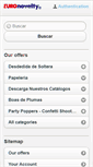 Mobile Screenshot of euronovelty.com.mx